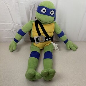 TMNT Leonardo Pillow Buddy Plush Mutant Mayhem Blue 2023 Giant Ninja Turtle 25"